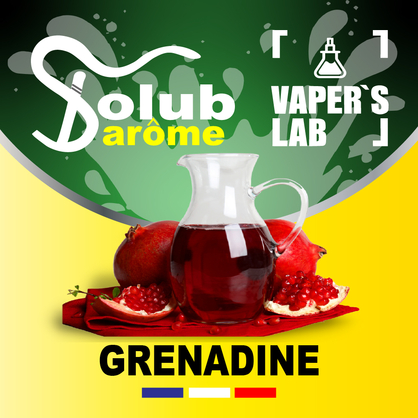 Фото, Видео, Компоненты для самозамеса Solub Arome "Grenadine" (Гранатовый коктейль) 