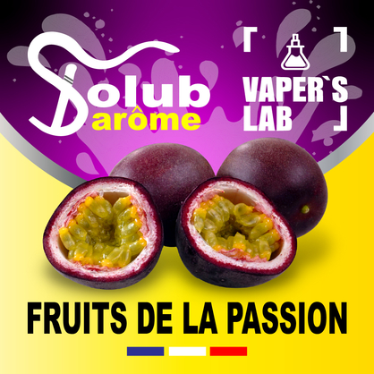 Фото, Видео, Ароматизаторы для солевого никотина   Solub Arome "Fruits de la passion" (Маракуйя) 