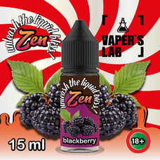 Дешевые солевые жидкости ZEN Salt Blackberry 15 ml