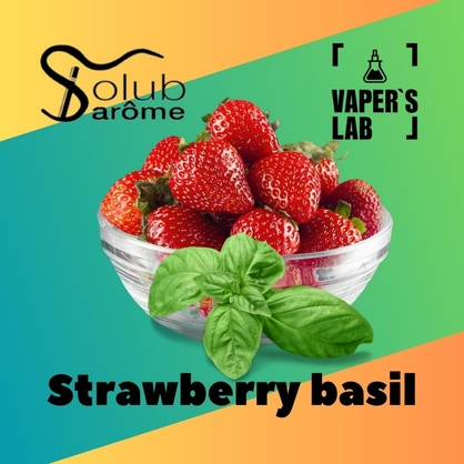 Фото, Відеоогляди на Кращі смаки для самозамісу Solub Arome "Strawberry basil" (Полуниця з базиліком) 