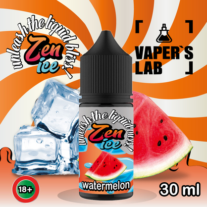 Фото жижа для пода zen salt ice watermelon 30ml