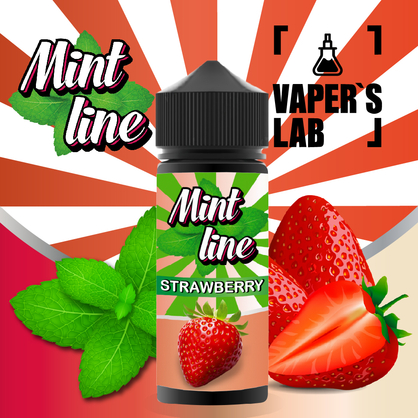 Фото жижі для вейпа mint strawberry 120 ml