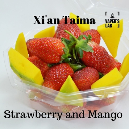 Фото, Видео, Ароматизаторы вкуса Xi'an Taima "Strawberry and Mango" (Клубника манго) 