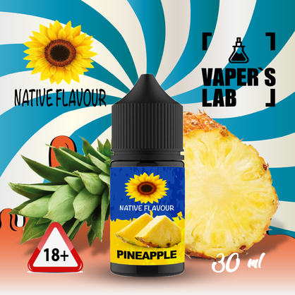 Фото жижа для пода native flavour salt pineapple 30 ml