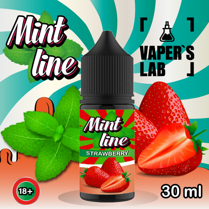 Фото жидкость для под систем mint strawberry 30ml