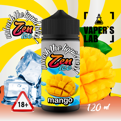 Фото рідини для вейпа zen ice mango