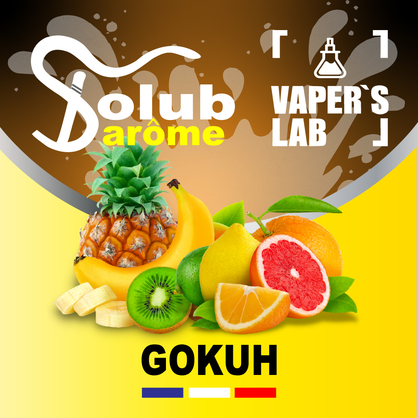 Фото, Видео, Ароматизаторы для жидкостей Solub Arome "Gokuh" (Экзотические фрукты с цитрусами) 