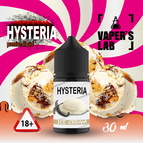 Отзывы  лучшие жидкости для парения hysteria ice cream 30 ml