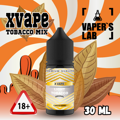 Фото, Видеообзор на жижку Salt XVape Salt Light Tobacco 30 ml