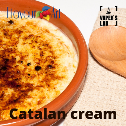 Фото, Відеоогляди на Аромки для вейпа. FlavourArt Catalan cream Каталонський крем