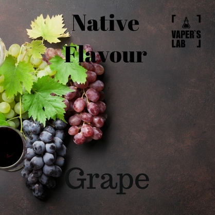 Фото купити жижу для вейпа native flavour grape 120 ml