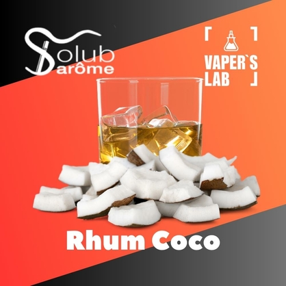 Фото, Відеоогляди на Компоненти для рідин Solub Arome "Rhum Coco" (Ром з кокосом) 