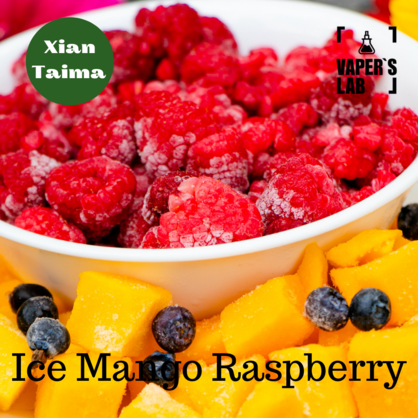 Фото, Відеоогляди на Ароматизатор для жижи Xi'an Taima "Ice Mango Raspberry" (Холодний манго та малина) 