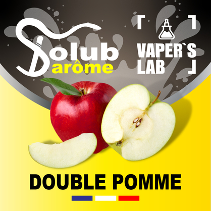 Фото, Відеоогляди на Ароматизатори для вейпа Solub Arome "Double pomme" (Червоне та зелене яблуко) 