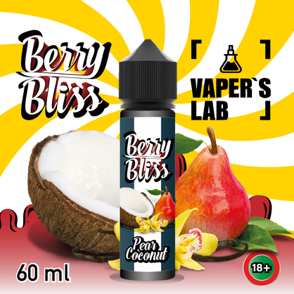 Фото жидкости для вейпа berry bliss pear coconut 60 мл (груша и кокос)