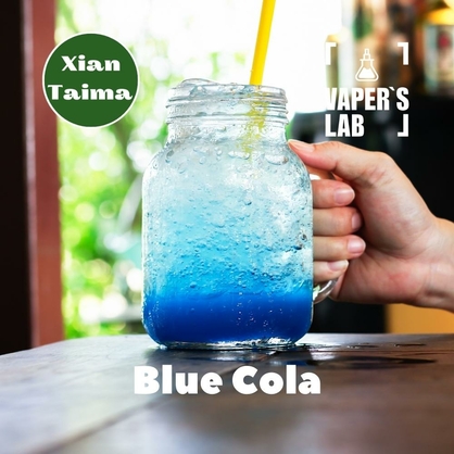 Фото, Видео, Ароматизатор для вейпа Xi'an Taima "Blue Cola " (Синяя кола) 