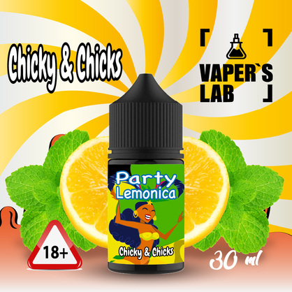 Фото, Відеоогляди на Жижу Salt Chicky Salt Party lemonika 30 ml