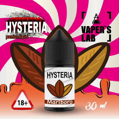 Фото, Відеоогляди на Жижу Salt Hysteria Salt Marlboro 30 ml