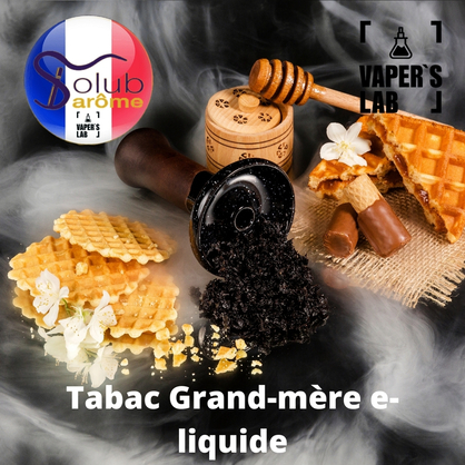 Фото, Відеоогляди на Ароматизатори для вейпа Solub Arome "Tabac Grand-mère e-liquide" (Тютюн з медом) 