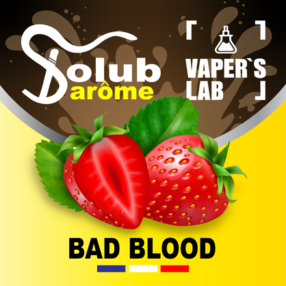 Фото, Відеоогляди на Натуральні ароматизатори для вейпа Solub Arome "Bad blood" (Полунична цукерка) 