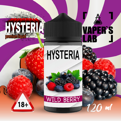 Фото купить жижу для вейпа дешево hysteria wild berry 100 ml