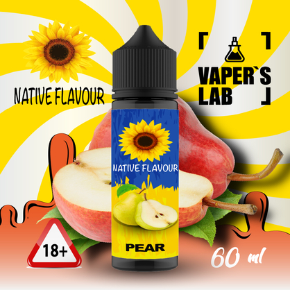 Фото купити рідину native flavour pear 60 ml