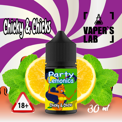 Фото, Відеоогляди на Жижу Salt Chicky Salt Party lemonika 30 ml