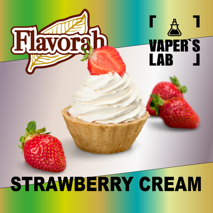 Фото на Арому Flavorah Strawberry Cream Полуничний крем