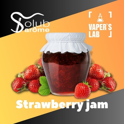 Фото, Видео, Ароматизатор для жижи Solub Arome "Strawberry jam" (Клубнично-карамельное варенье) 