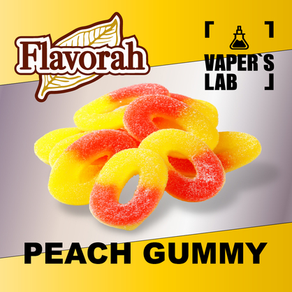 Фото на Ароматизатор Flavorah Peach Gummy Персикові желейки