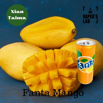 Фото, Відеоогляди на Ароматизатори для рідини вейпів Xi'an Taima "Fanta Mango" (Фанта манго) 