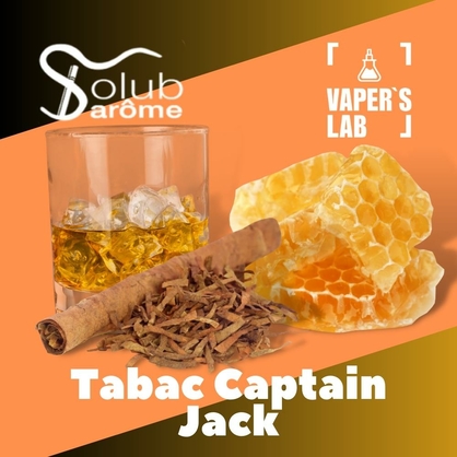 Фото, Відеоогляди на Компоненти для самозамісу Solub Arome "Tabac Captain Jack" (Тютюн з медом та віскі) 