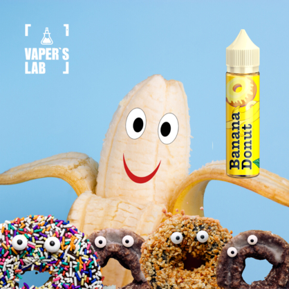 Фото купить заправку для вейпа malasian mix banana donut 120ml 120 мл