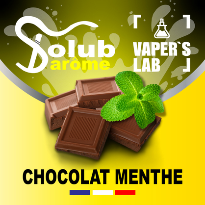 Фото, Відеоогляди на Ароматизатор для вейпа Solub Arome "Chocolat menthe" (Молочний шоколад із м'ятою) 