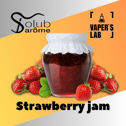 Фото, Відеоогляди на Преміум ароматизатори для електронних сигарет Solub Arome "Strawberry jam" (Полунично-карамельне варення) 