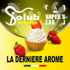 Ароматизатор для вейпа Solub Arome "La dernière Arôme" (Полуничне печиво та вершки)