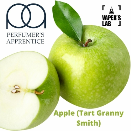 Фото, Видео, ароматизатор для самозамеса TPA "Apple (Tart Granny Smith)" (Зеленое яблоко) 