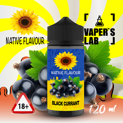 Фото рідина для вейпа native flavour black currant 120 ml