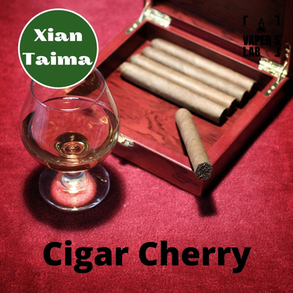 Фото, Видео, Ароматизаторы для вейпа купить украина Xi'an Taima "Cigar Cherry" (Сигара с вишней) 