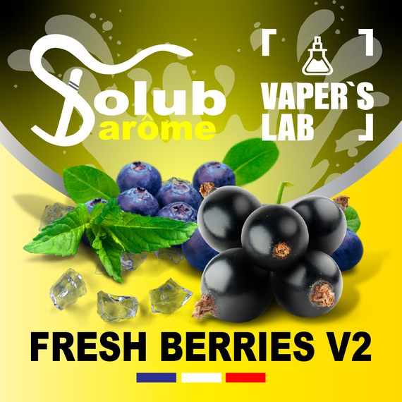 Відгуки на Аромки для вейпа Solub Arome "Fresh Berries v2" (Чорниця смородина м'ята ментол) 