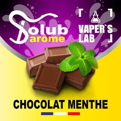 Фото, Відеоогляди на Ароматизатор для вейпа Solub Arome "Chocolat menthe" (Молочний шоколад із м'ятою) 