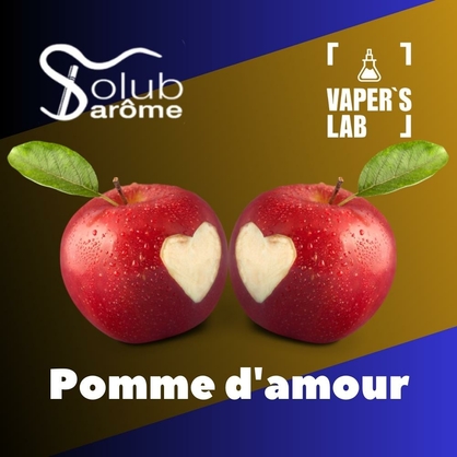 Фото, Відеоогляди на Ароматизатори для сольового нікотину Solub Arome "Pomme d\'amour" (Райське яблуко) 