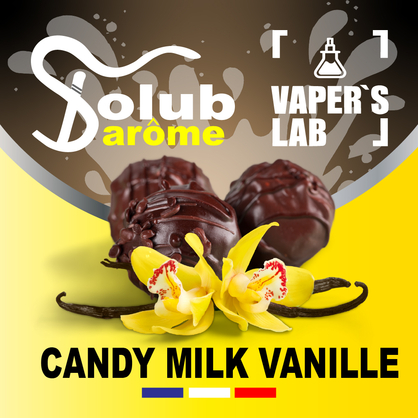 Фото, Видео, Ароматизаторы для жидкости вейпов Solub Arome "Candy milk vanille" (Молочная конфета с ванилью) 