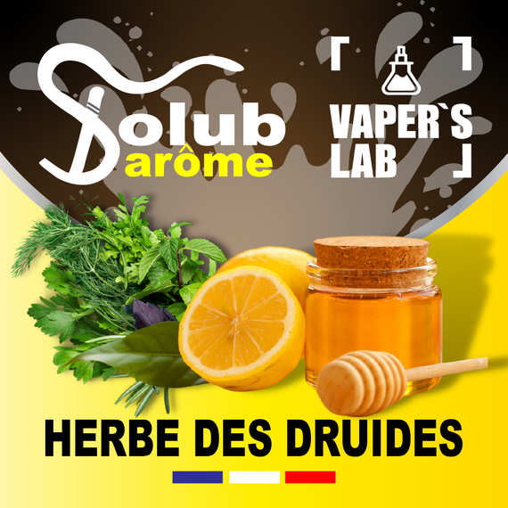 Отзывы на Ароматизаторы для самозамеса Solub Arome "Herbe des druides" (Травы с лимоном и медом) 