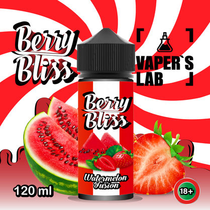 Фото рідини для вейпа berry bliss watermelon fusion  (кавун з ягодам)