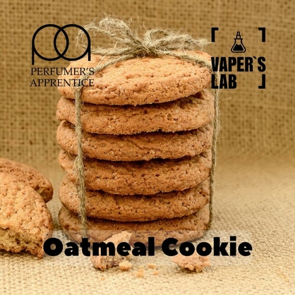 Фото, Видео, Ароматизаторы для вейпа купить украина TPA "Oatmeal Cookie" (Овсяное печенье) 