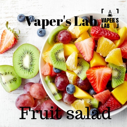 Фото, Видеообзор на жижку Salt Vaper's LAB Salt Fruit salad 15 ml