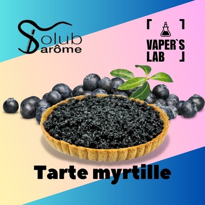 Фото, Видео, Ароматизаторы для солевого никотина   Solub Arome "Tarte myrtille" (Черничный пирог) 