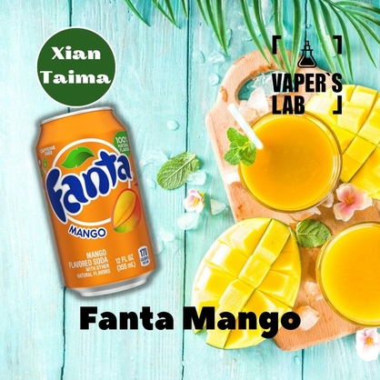 Фото, Відеоогляди на Ароматизатори для рідини вейпів Xi'an Taima "Fanta Mango" (Фанта манго) 