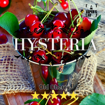 Фото, Видео на заправки для вейпа Hysteria Old Cherry 30 ml